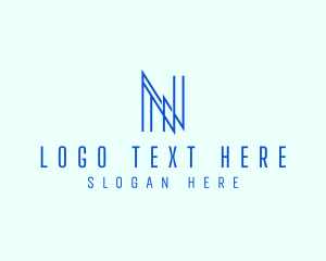 Minimalist Business Firm Letter N logo