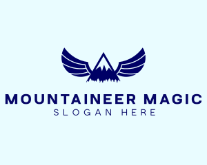 Outdoors Mountain Peak logo design