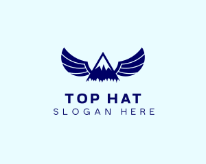 Outdoors Mountain Peak logo design