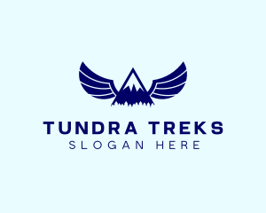 Outdoors Mountain Peak logo design