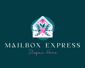 Flower Envelope Mail logo