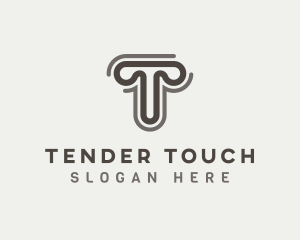 Generic Brand Company Letter T logo design