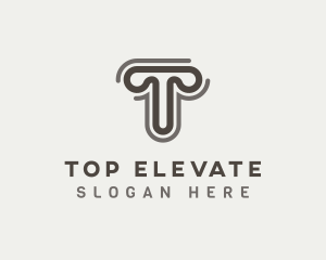 Generic Brand Company Letter T logo design