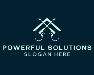 Home Cleaning Pressure Washing logo design