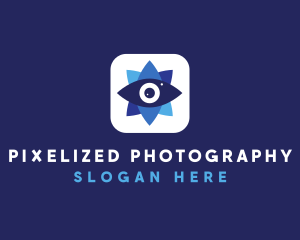 Eye Flower Camera  logo design