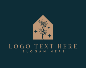 Botanical Garden House Tree logo