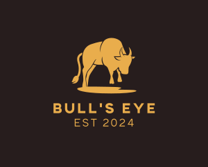 Yellow Gold Bull  logo