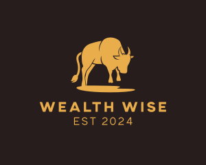 Yellow Gold Bull  logo