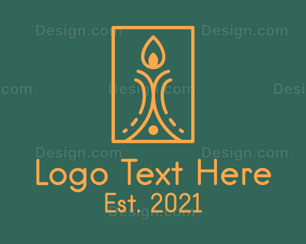 Orange Candle Decor Logo
