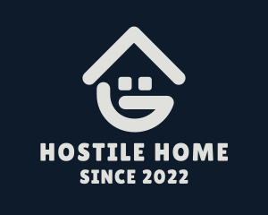 Home Roofing Hand logo design