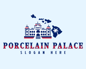 Hawaii Architectural Palace logo design