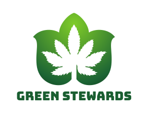 Cannabis Leaf Pattern logo design