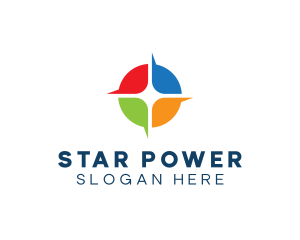 Marketing Star Networking logo design