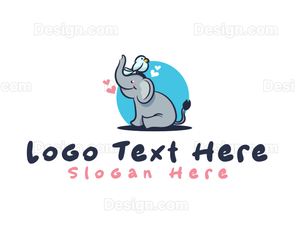 Animal Elephant Vet Logo