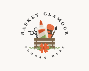 Crafter Handicraft Basket logo design