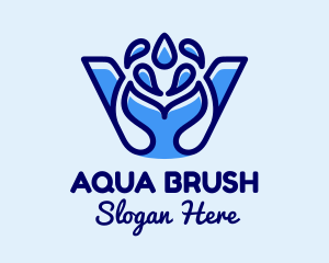 Seafood Fish Water logo design