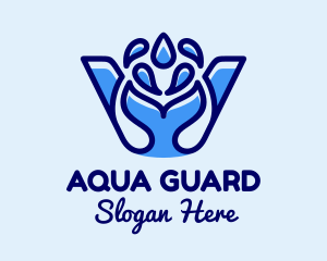 Seafood Fish Water logo design