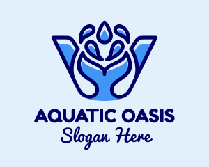 Seafood Fish Water logo design