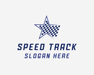 Star Flag Racing logo design
