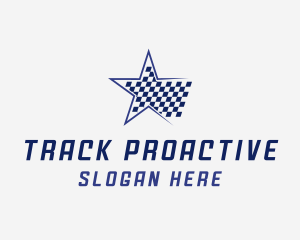 Star Flag Racing logo design