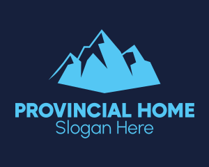 Ice Mountain Peak  logo design