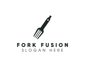 Vape Fork Silverware logo design