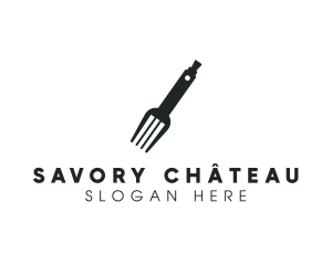 Vape Fork Silverware logo design