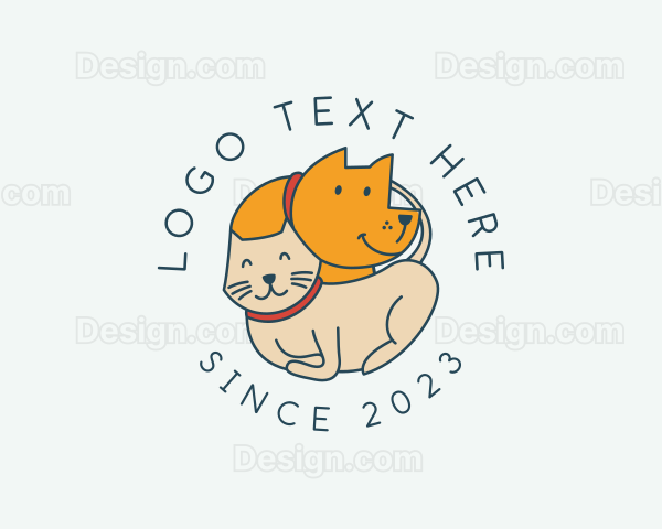 Pet Dog Cat Logo