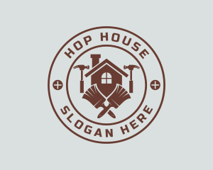 House Repair Maintenance logo design