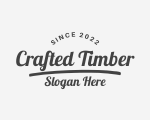 Cursive Urban Craft logo design