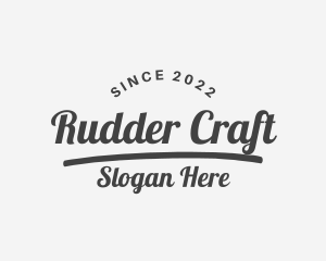 Cursive Urban Craft logo design