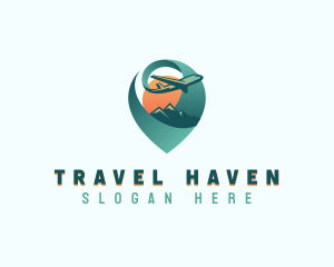 Travel Airplane Tourist logo