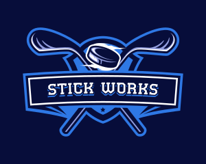 Sports Hockey League logo design