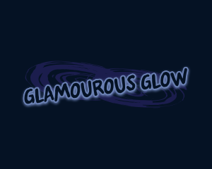 Graffiti Glow Brush logo design