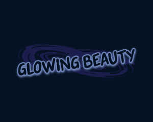 Graffiti Glow Brush logo design