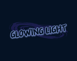 Graffiti Glow Brush logo design