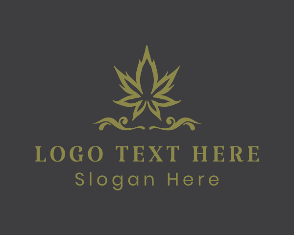 Cannabis Oil logo example 3