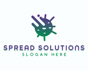 Fast Virus Spread  logo design