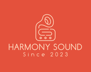 Orange Phonograph Outline logo