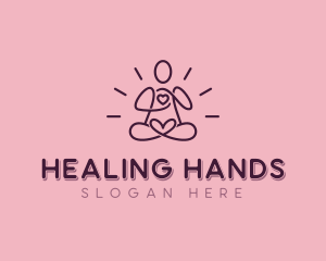 Spiritual Healing Yoga logo design