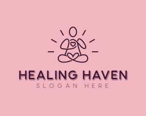 Spiritual Healing Yoga logo design