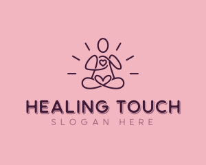 Spiritual Healing Yoga logo design