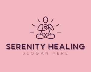 Spiritual Healing Yoga logo design