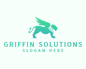 Griffin Mythical Creature logo design