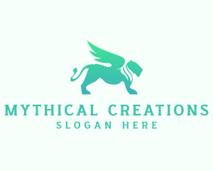 Griffin Mythical Creature logo design