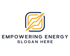 Bolt Lightning Energy  logo design