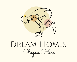 Yoga Stretch Pose logo