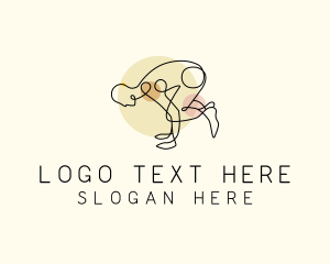 Yoga Stretch Pose logo