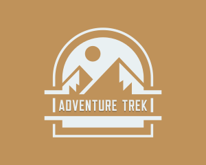 Alpine Mountain Adventure   logo design