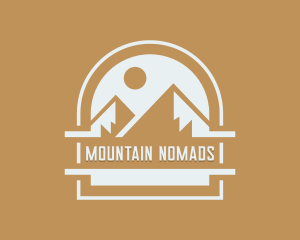 Alpine Mountain Adventure   logo design